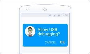 allow USB debugging