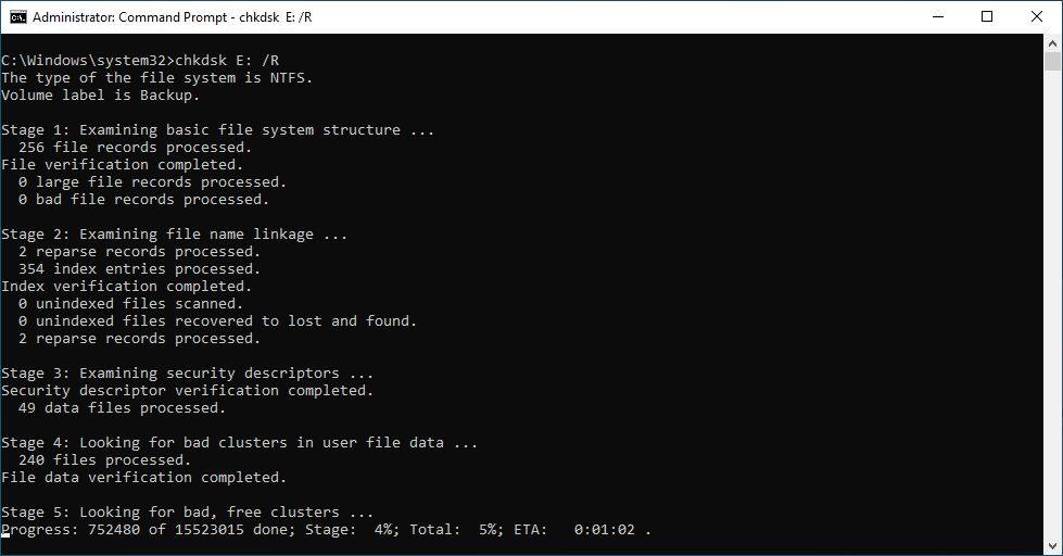 recover files from external hard drive without formatting with cmd