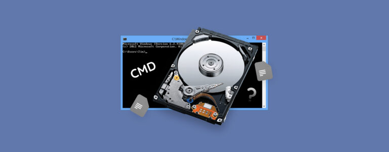 CMD, 포맷 및 기타 방법을 이용한 손상된 하드 드라이브 복구 방법