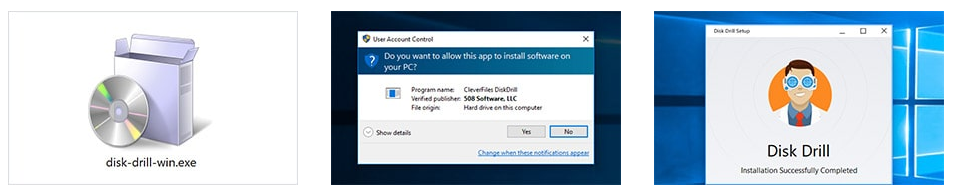 Install Disk Drill on Windows