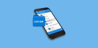 Lost dir files recovery