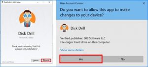 Disk <b>Launch disk drill Free Activators</b> setup screenshot