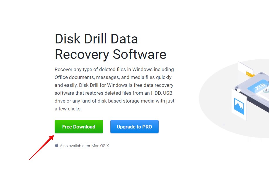 Downloading Disk Drill.