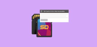 sd card is full or not accessible