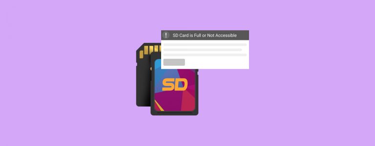 SD Card Is Full or Not Accessible: How To Fix It