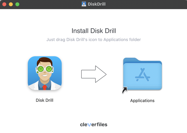 Install Disk Drill for Mac