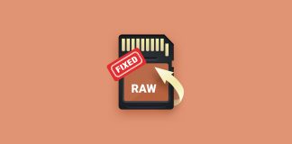 recover raw sd card