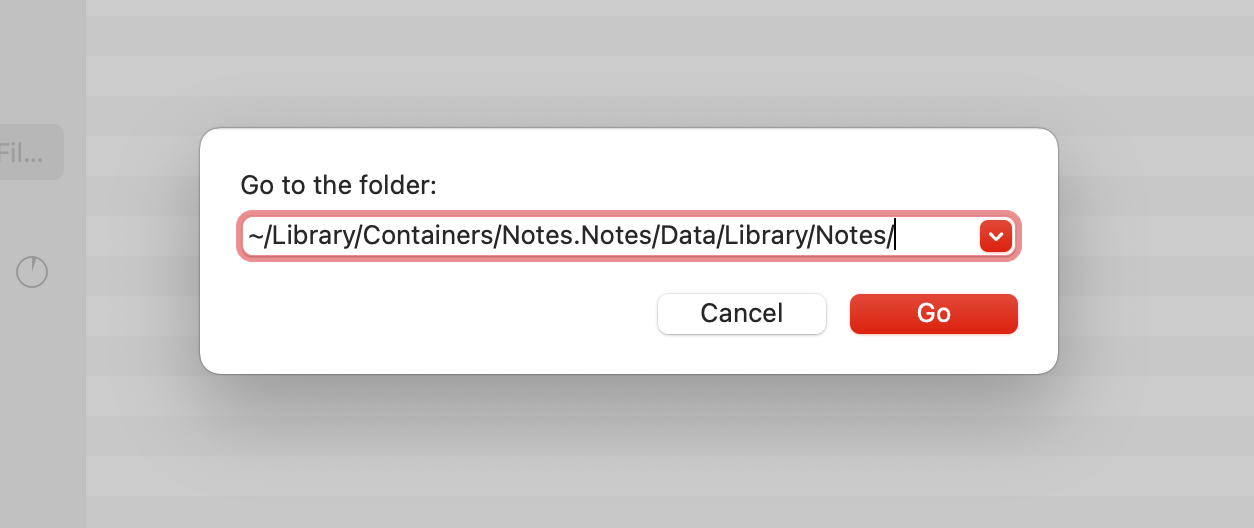 notes database mac