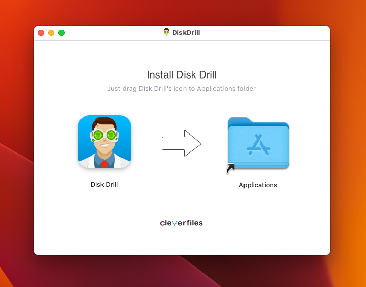 Launch Disk Drill on Mac