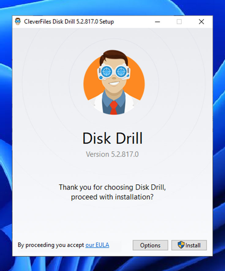 Disk Drill installation