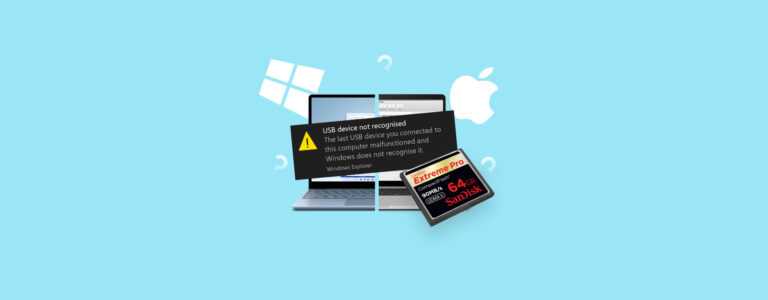How to Fix CompactFlash Card Not Recognized Error on Windows/Mac