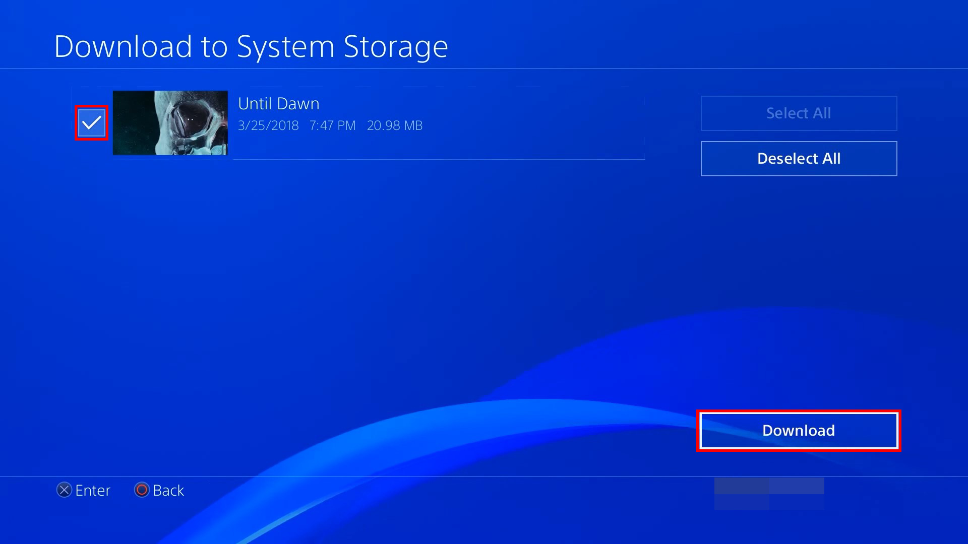 Download Save Data to PS4