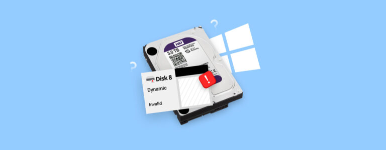 How to Fix Dynamic Disk is Invalid Error on Windows