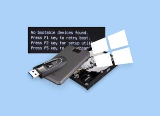 no bootable devices found