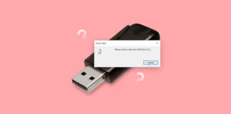 insert disk into usb drive