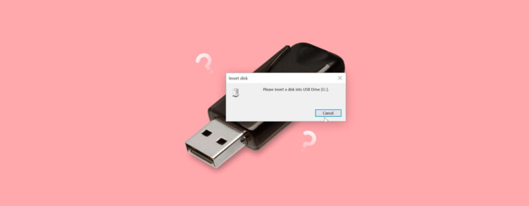 How To Fix “Please Insert a Disk Into USB Drive” Without Losing Data