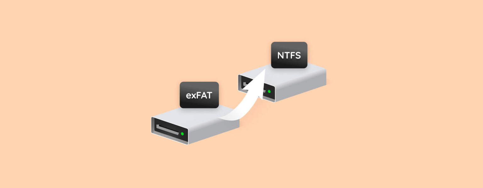 How To Convert Exfat To Ntfs Without Losing Data Guide