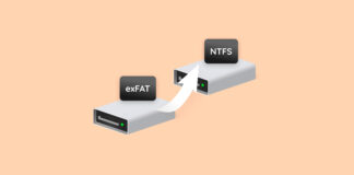 convert exfat to ntfs without losing data