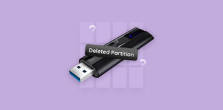 recover lost partition on usb drive
