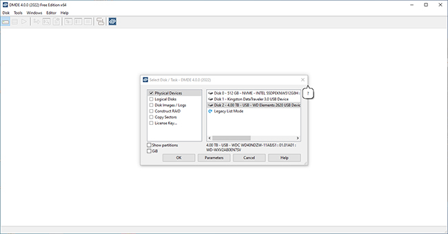 DM Disk Editor and Data Recovery Software RAID constructor