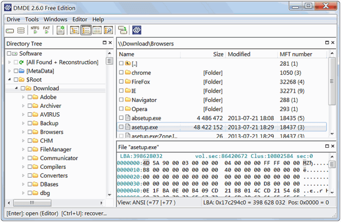 data rescue 5 file types